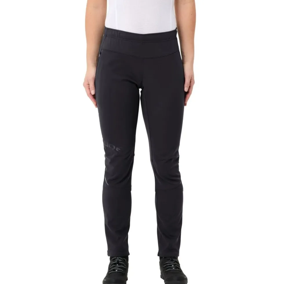 Vaude Wintry V Softshell-Broek Dames - black/white