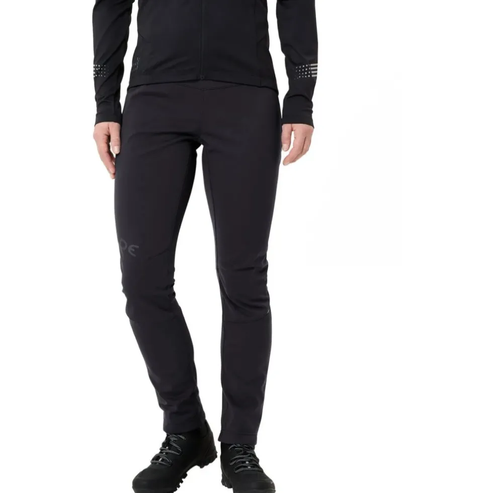 Vaude Wintry V Softshell-Broek Dames - black/white