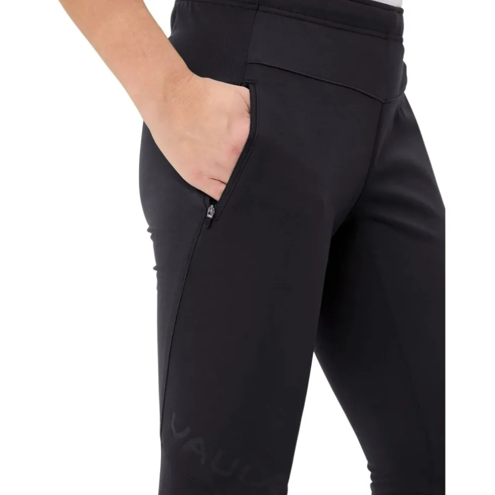 Vaude Wintry V Softshell-Broek Dames - black/white