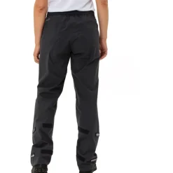 Vaude Yaras IV Regenbroek Dames - Kort - zwart