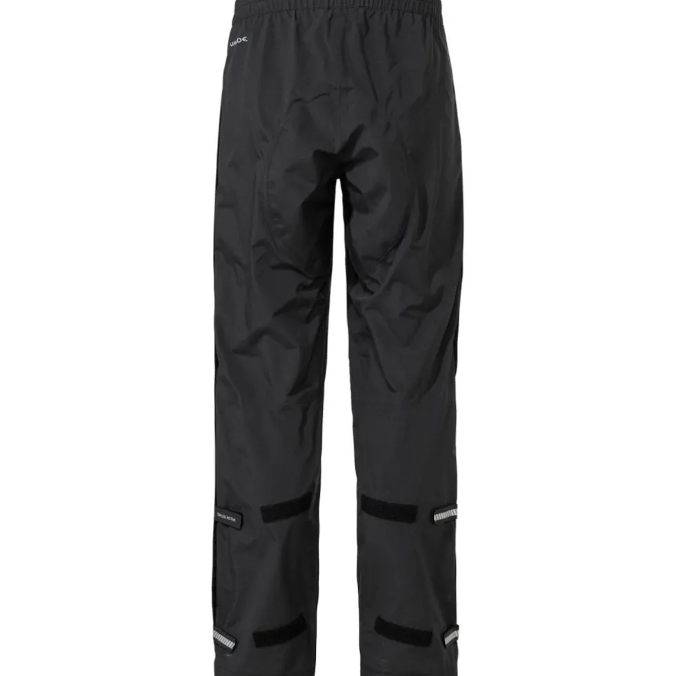 Vaude Yaras Zip IV Regenbroek Heren - zwart