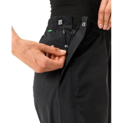 Vaude Yaras Zip IV Regenbroek Dames - zwart