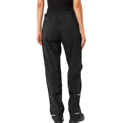Vaude Yaras Zip IV Regenbroek Dames - zwart