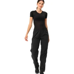 Vaude Yaras Zip IV Regenbroek Dames - zwart