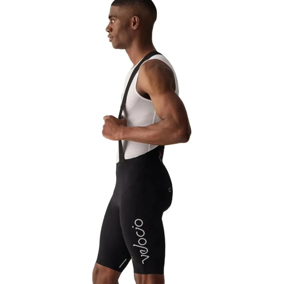 Bib Shorts|Wielrenbroeken < Velocio Concept Fiethort et brete Heren - Zwart
