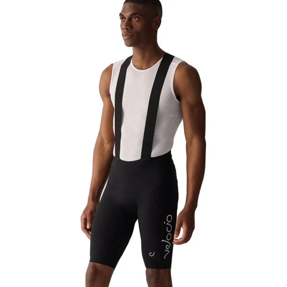 Bib Shorts|Wielrenbroeken < Velocio Concept Fiethort et brete Heren - Zwart