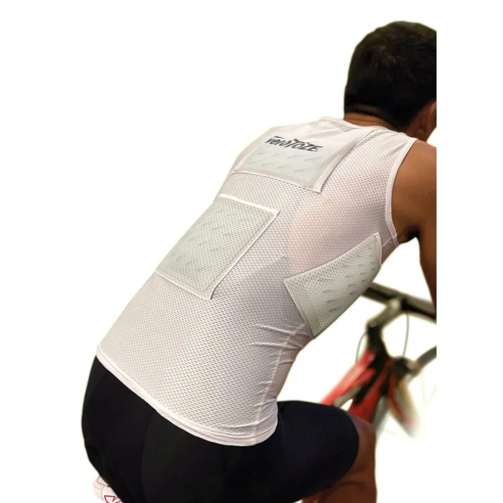 veloToze Koelvest + Koelpacks - Wit