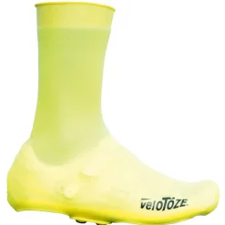 veloToze Silicone Snap Hoge Overschoenen - Viz Yellow