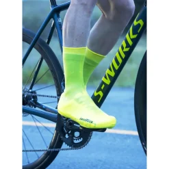 veloToze Silicone Snap Hoge Overschoenen - Viz Yellow