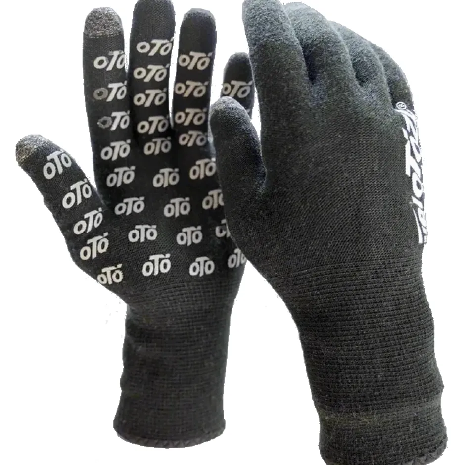 Winterhandschoenen < veloToze Waterproof Knitted Handchoenen voor fieten - Back