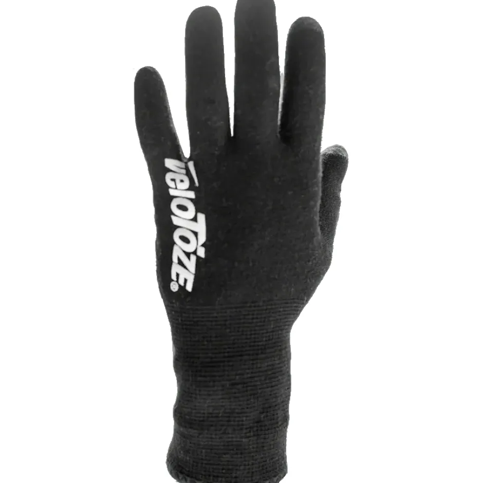 Winterhandschoenen < veloToze Waterproof Knitted Handchoenen voor fieten - Back