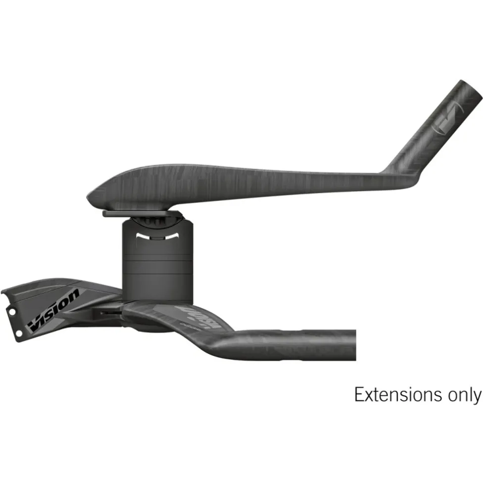 Vision Metron TFE WA Carbon Aerobar Extensions - J-Bend