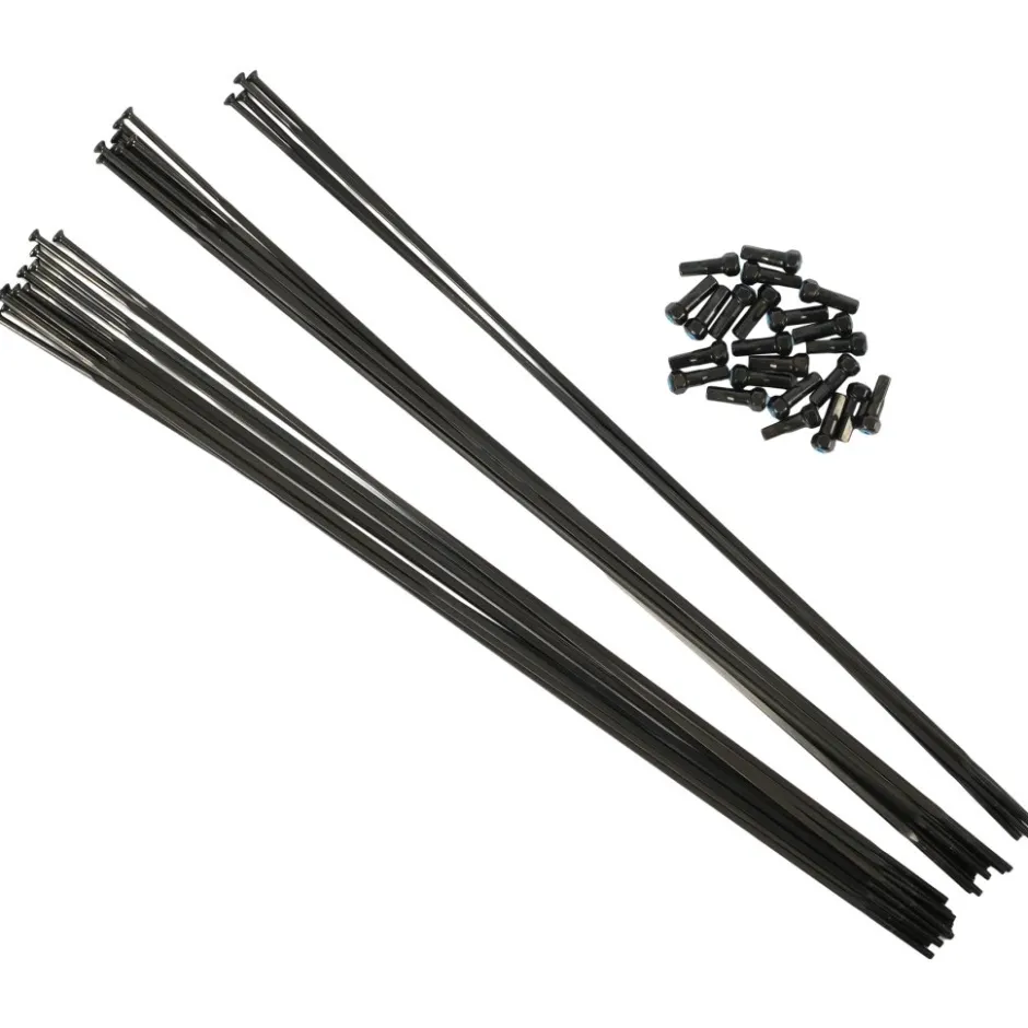 Spaken En Nippels < Vision Spaakset Metron 45 SL Disc - 2.0/1.5/2.0 met spaaknippels - zwart