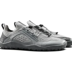 Vivobarefoot Primus Trail Knit Firm Ground Barefoot Schoenen Heren - Ultimate Gray