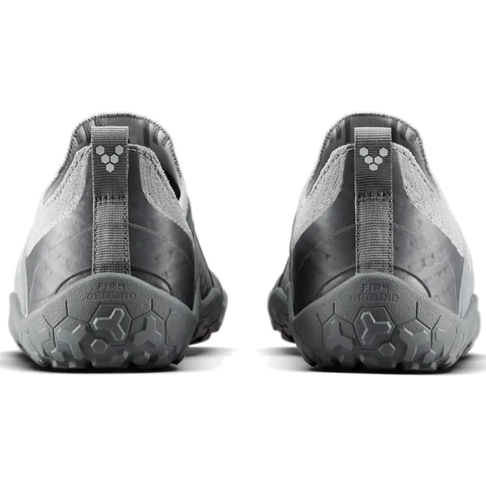 Vivobarefoot Primus Trail Knit Firm Ground Barefoot Schoenen Heren - Ultimate Gray
