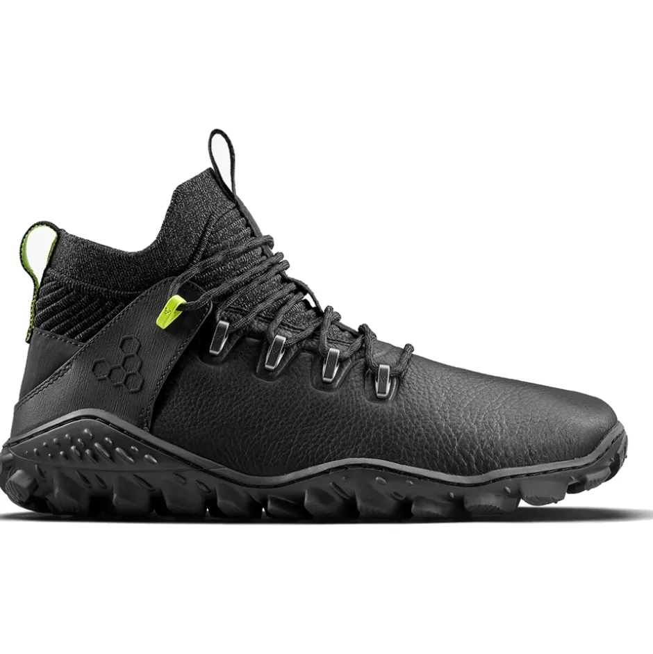 Wandelschoenen|Barefoot Schoenen < Vivobarefoot Magna Forest Esc Barefoot Schoenen Heren - Obsidian-Neon Green