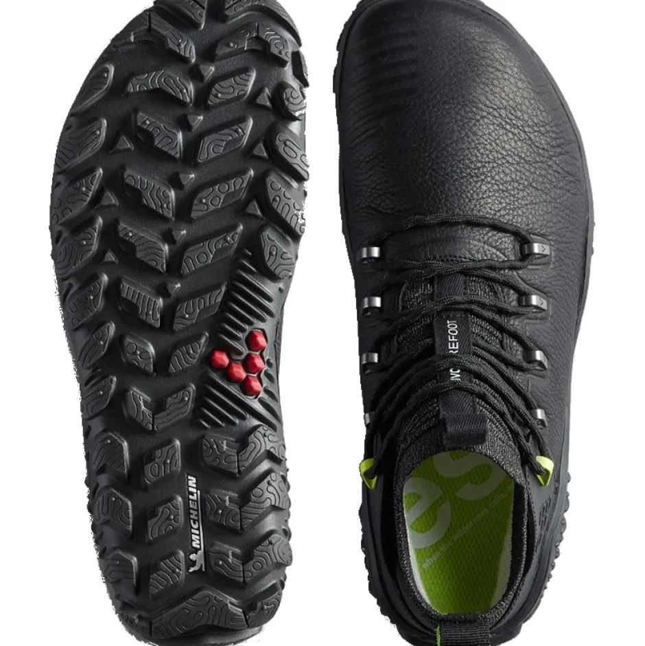 Wandelschoenen|Barefoot Schoenen < Vivobarefoot Magna Forest Esc Barefoot Schoenen Heren - Obsidian-Neon Green