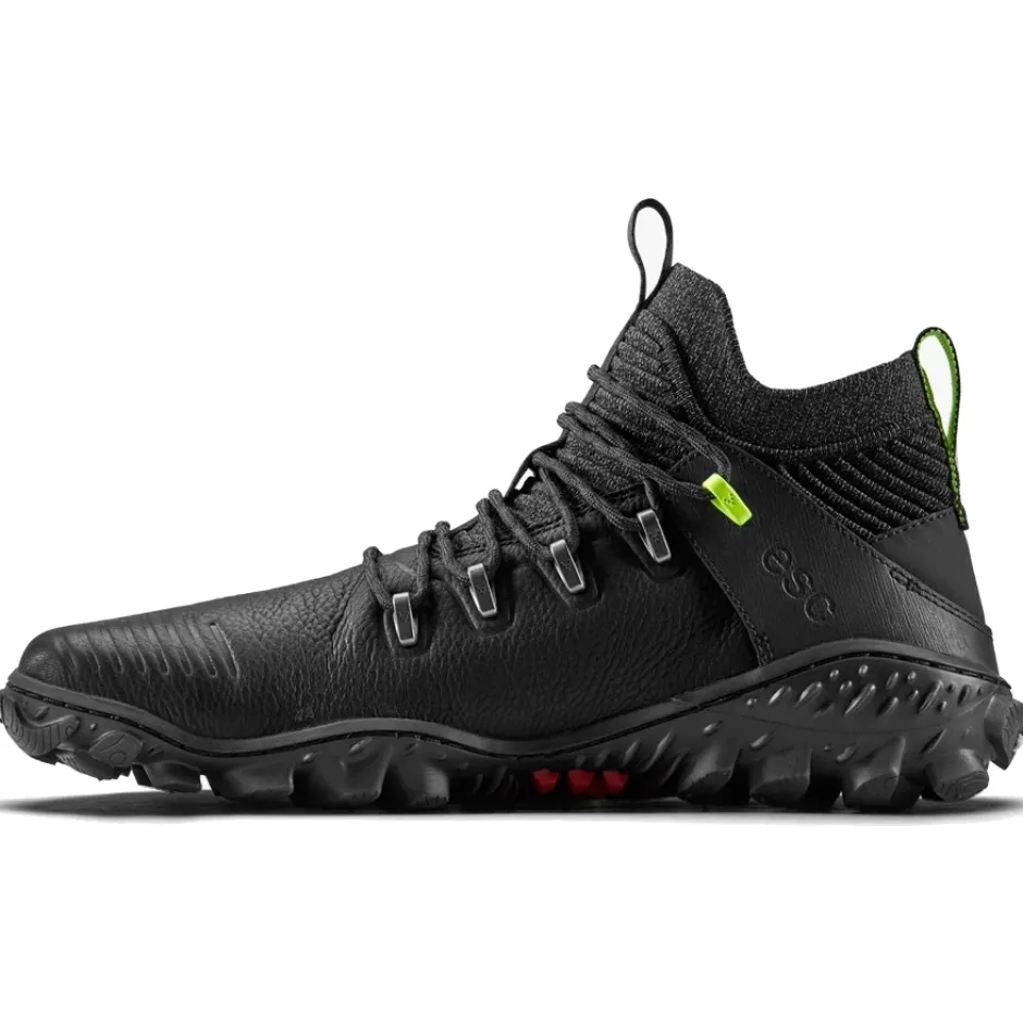 Wandelschoenen|Barefoot Schoenen < Vivobarefoot Magna Forest Esc Barefoot Schoenen Heren - Obsidian-Neon Green