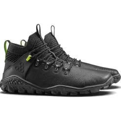Wandelschoenen|Barefoot Schoenen < Vivobarefoot Magna Forest Esc Barefoot Schoenen Heren - Obsidian-Neon Green