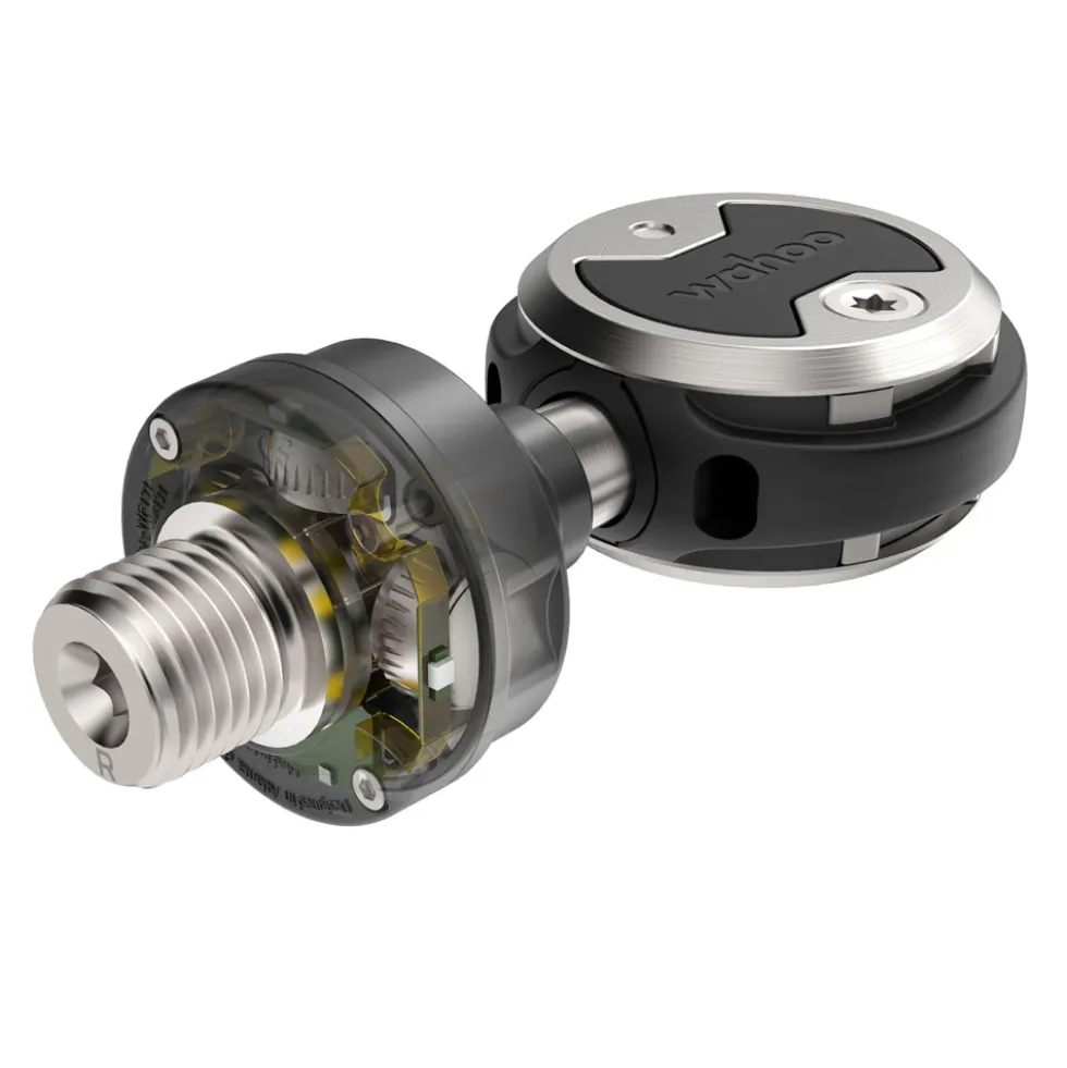 Wahoo SPEEDPLAY Powrlink Zero Pedaalset met Kracht-/Krachtmeting | Single-sided | links - zwart/zilver