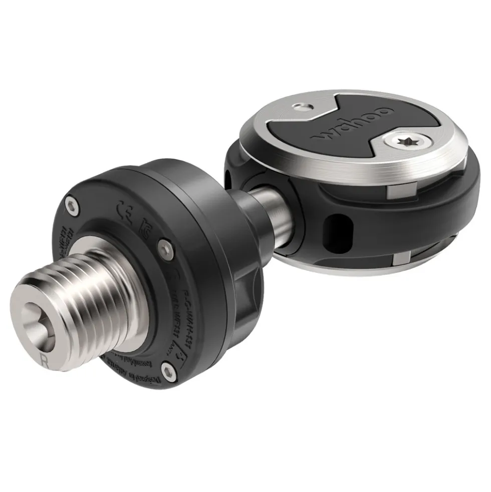 Wahoo SPEEDPLAY Powrlink Zero Pedaalset met Kracht-/Krachtmeting | Single-sided | links - zwart/zilver