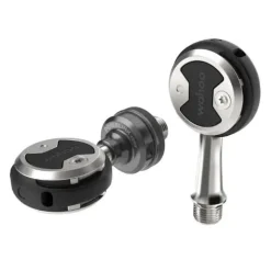 Wahoo SPEEDPLAY Powrlink Zero Pedaalset met Kracht-/Krachtmeting | Single-sided | links - zwart/zilver