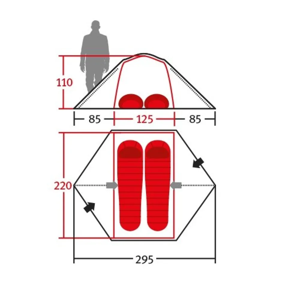 Tenten, Tarps & Hangmatten < Wechsel Charger 2 Tent - Laurel Oak