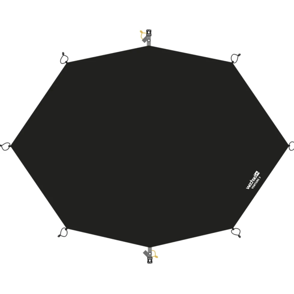 Wechsel Groundsheet Venture 3 Grondzeil voor de Tent - Zwart