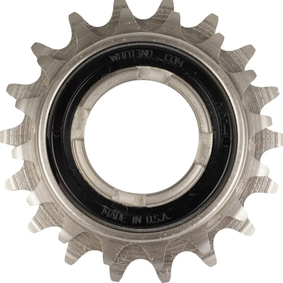 White Industries Singlespeed Double High Engagement Freewheel Tandwiel - 17/19 Tanden - Zwart Borgring