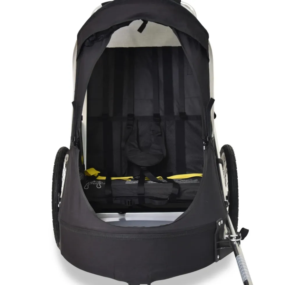 Wike Special Needs Fietskar - Inclusief Kinderwagen en Joggingset - zwart