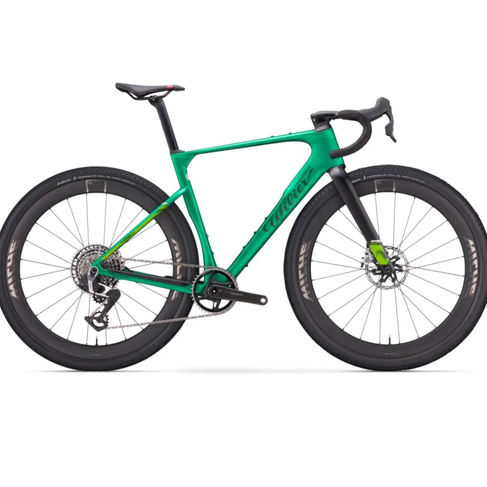Wilier RAVE SLR ID2 - Force AXS - Carbon Gravel Bike - 2026 - pixel green matt