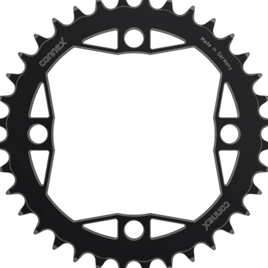 E-Bike Aandrijving < Wippermann ConneX Kettingblad E-Bike | Narrow/Wide | 4x104mm | voor Bosch/Yamaha/Brose/Bafang - zwart