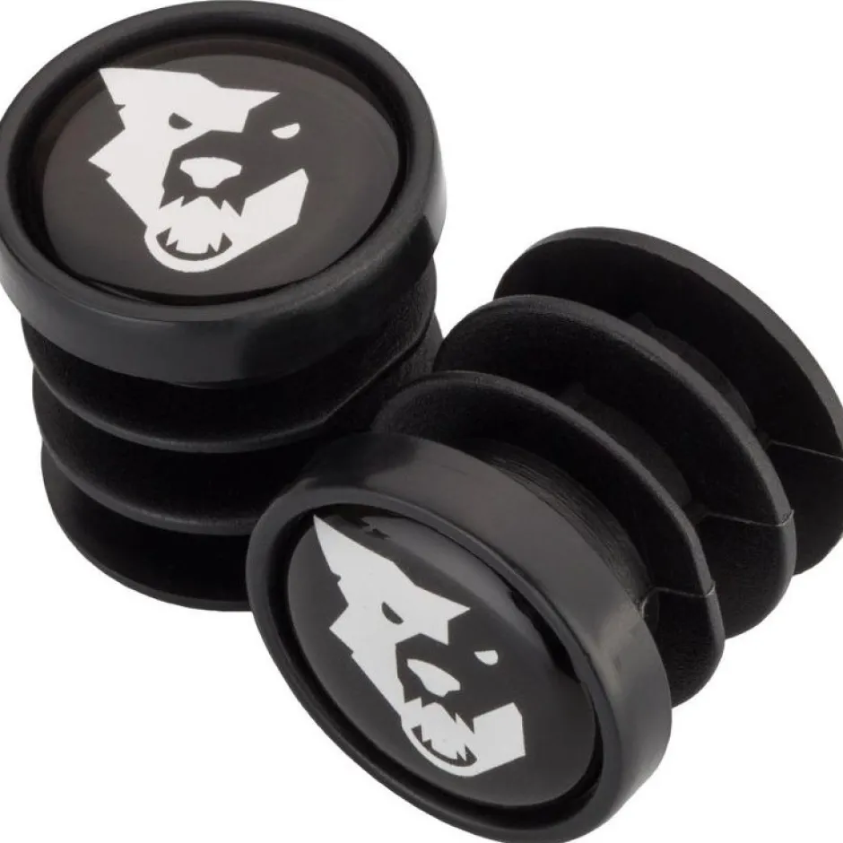 Stuurdoppen < Wolf Tooth Bar End Plugs - black