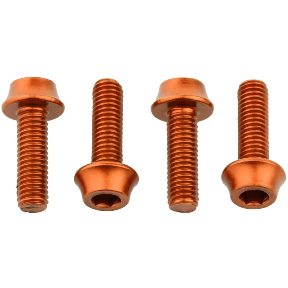 Wolf Tooth Bidonhouder Bouten - M5x15mm - oranje