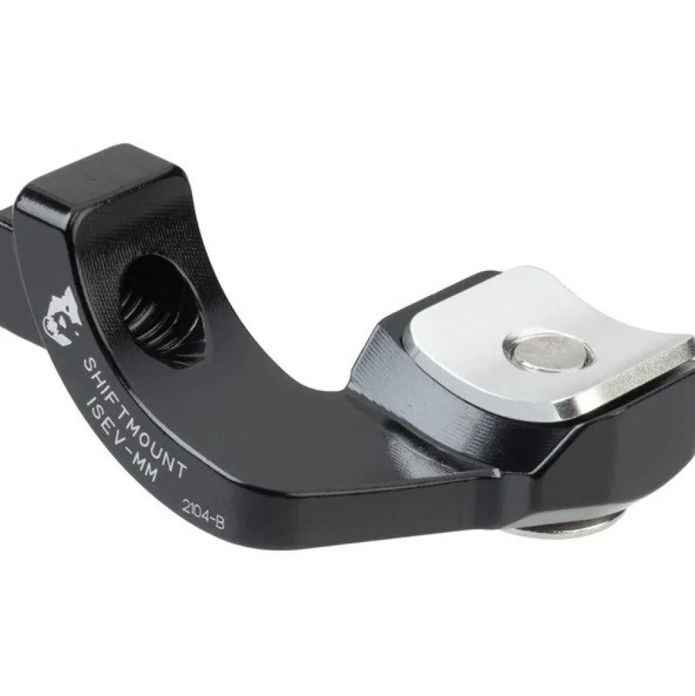 Wolf Tooth ShiftMount for Shimano I-Spec EV Shifter to SRAM MatchMaker Brake Lever - black
