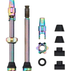 Wolf Tooth Ventielkit - Tubeless | Clik Valve (SCV) - oil slick