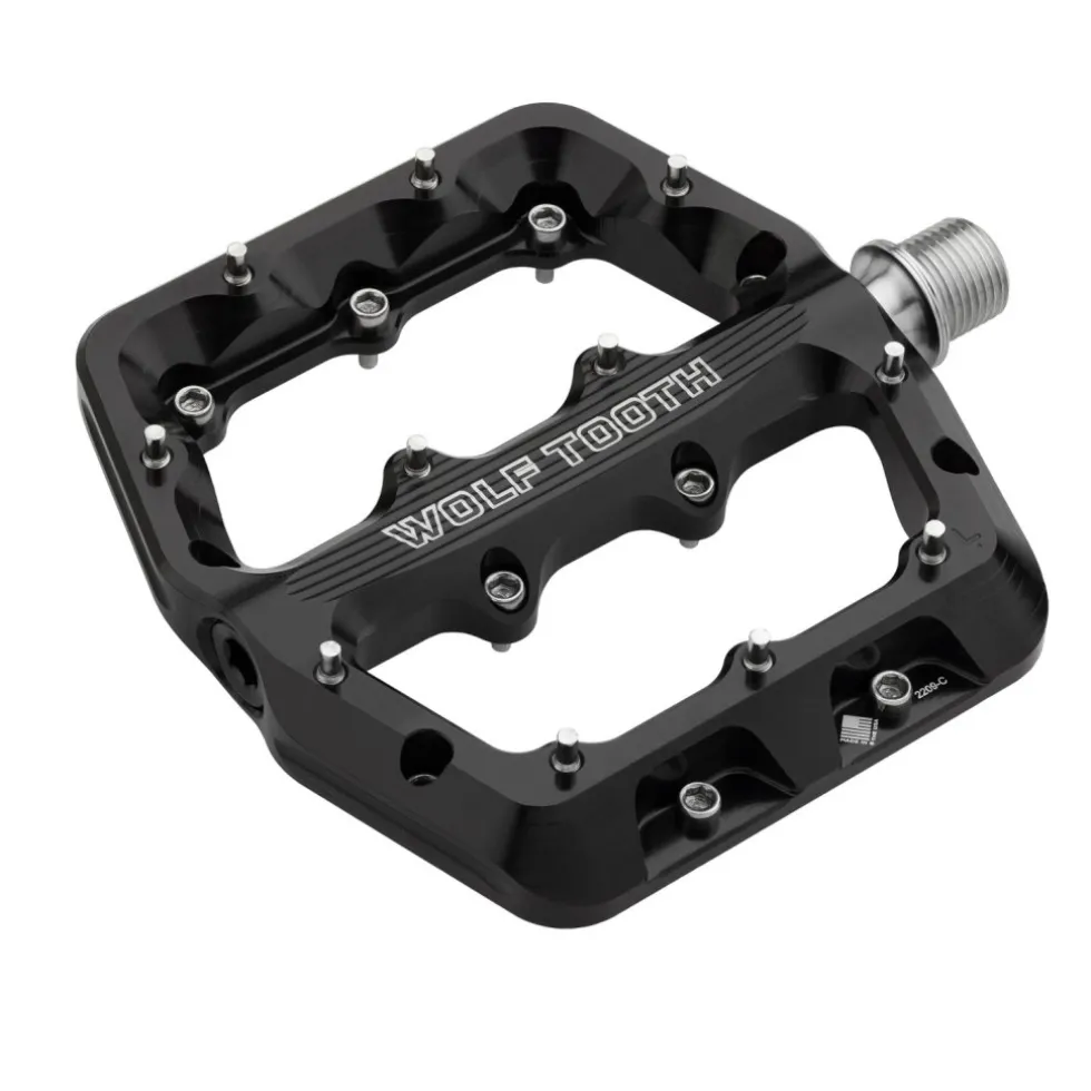 Wolf Tooth Waveform Platformpedalen - Kleine - zwart
