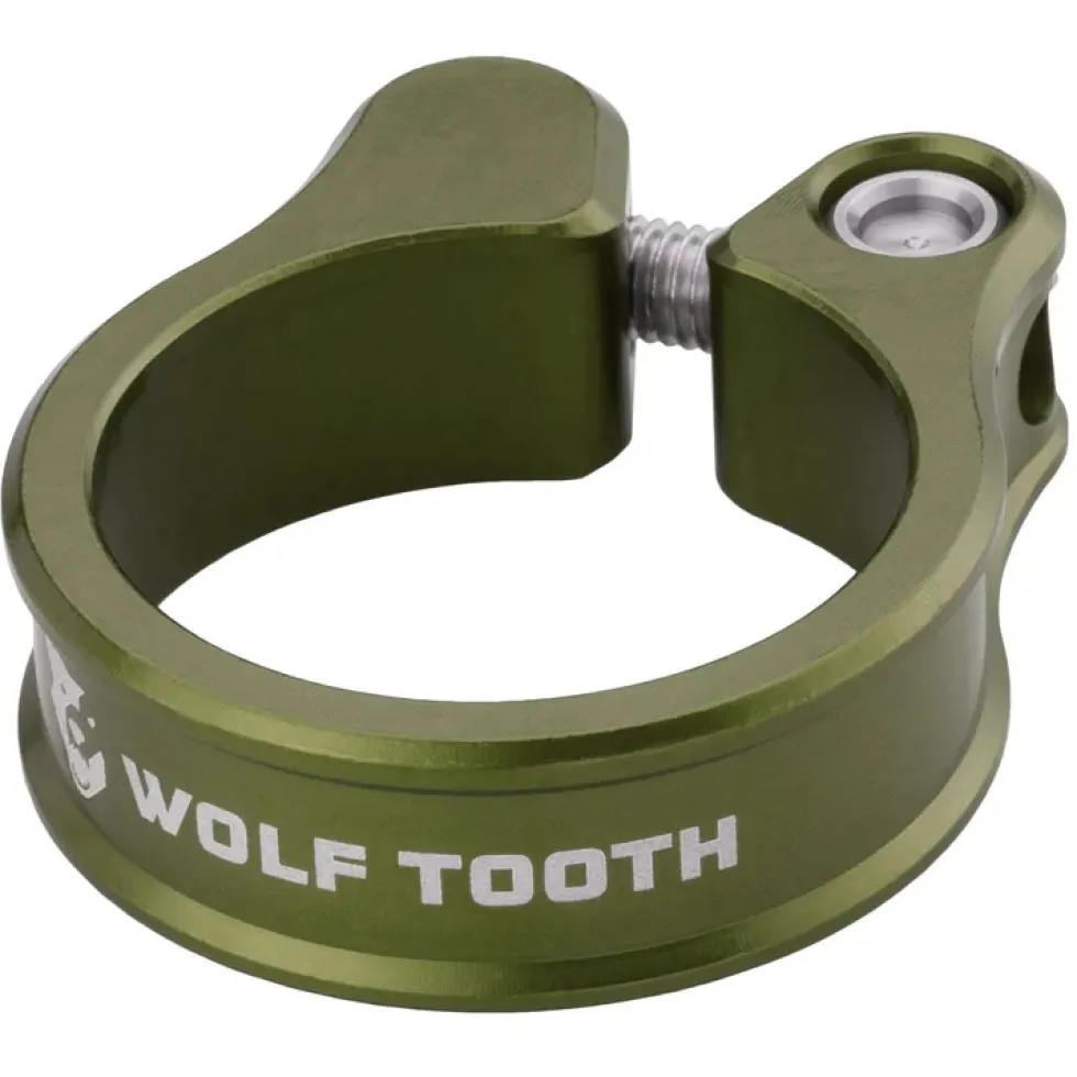 Wolf Tooth Zadelklem - 31.8mm - olive