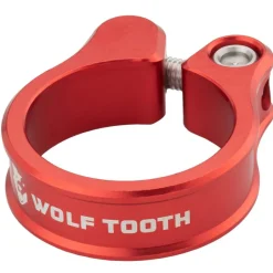 Zadelpenklemmen < Wolf Tooth Zadelklem - 31.8mm - rood