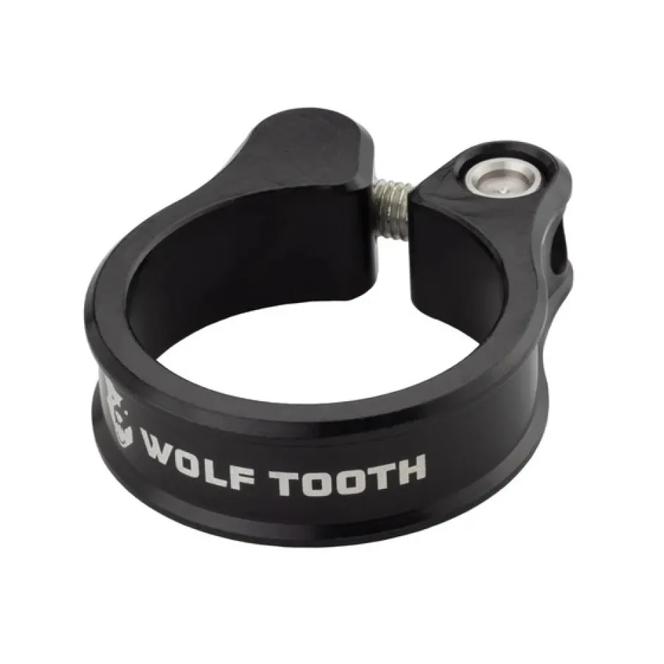 Zadelpenklemmen < Wolf Tooth Zadelklem - 36.4mm - zwart