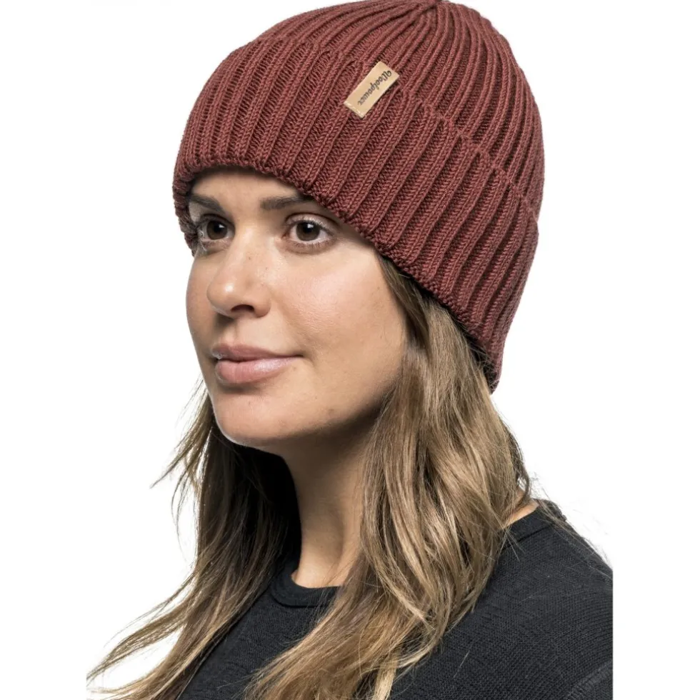 Woolpower Beanie Rib - rust red