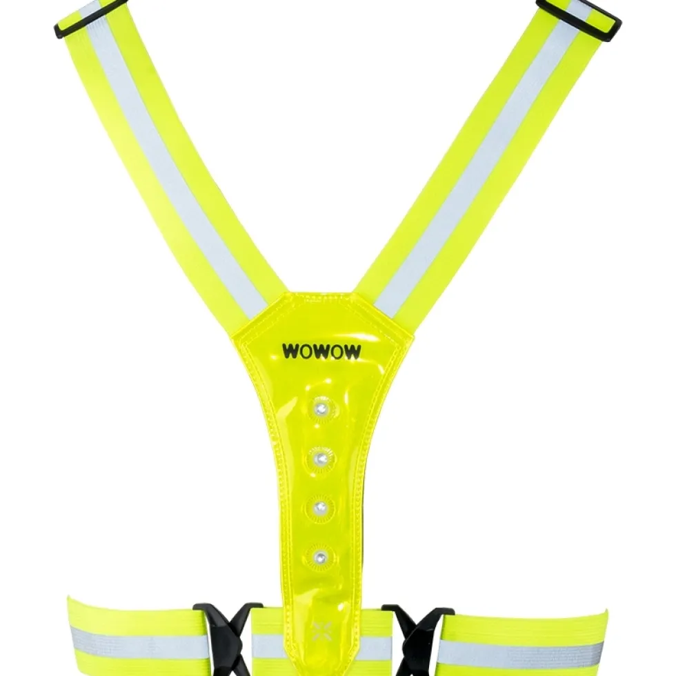WOWOW Nokta LED Reflecterende Harnas - geel