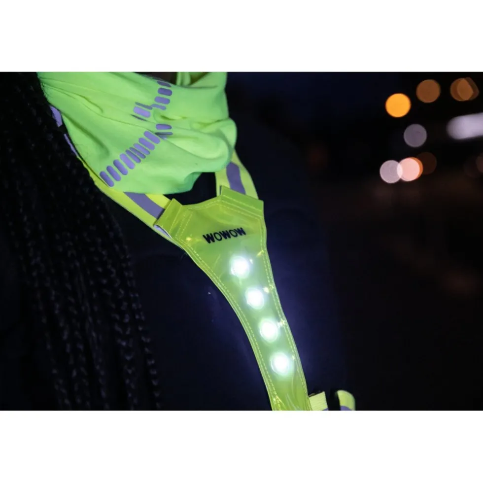 WOWOW Nokta LED Reflecterende Harnas - geel