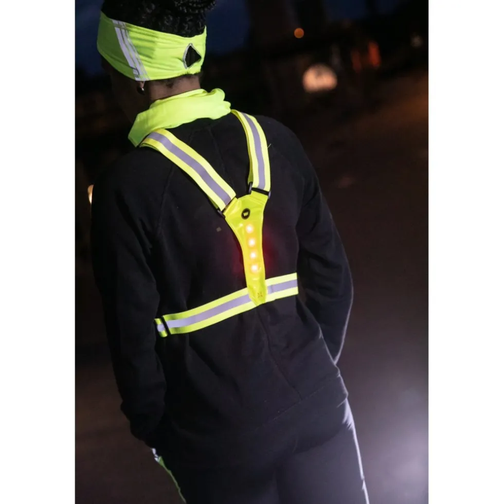 WOWOW Nokta LED Reflecterende Harnas - geel