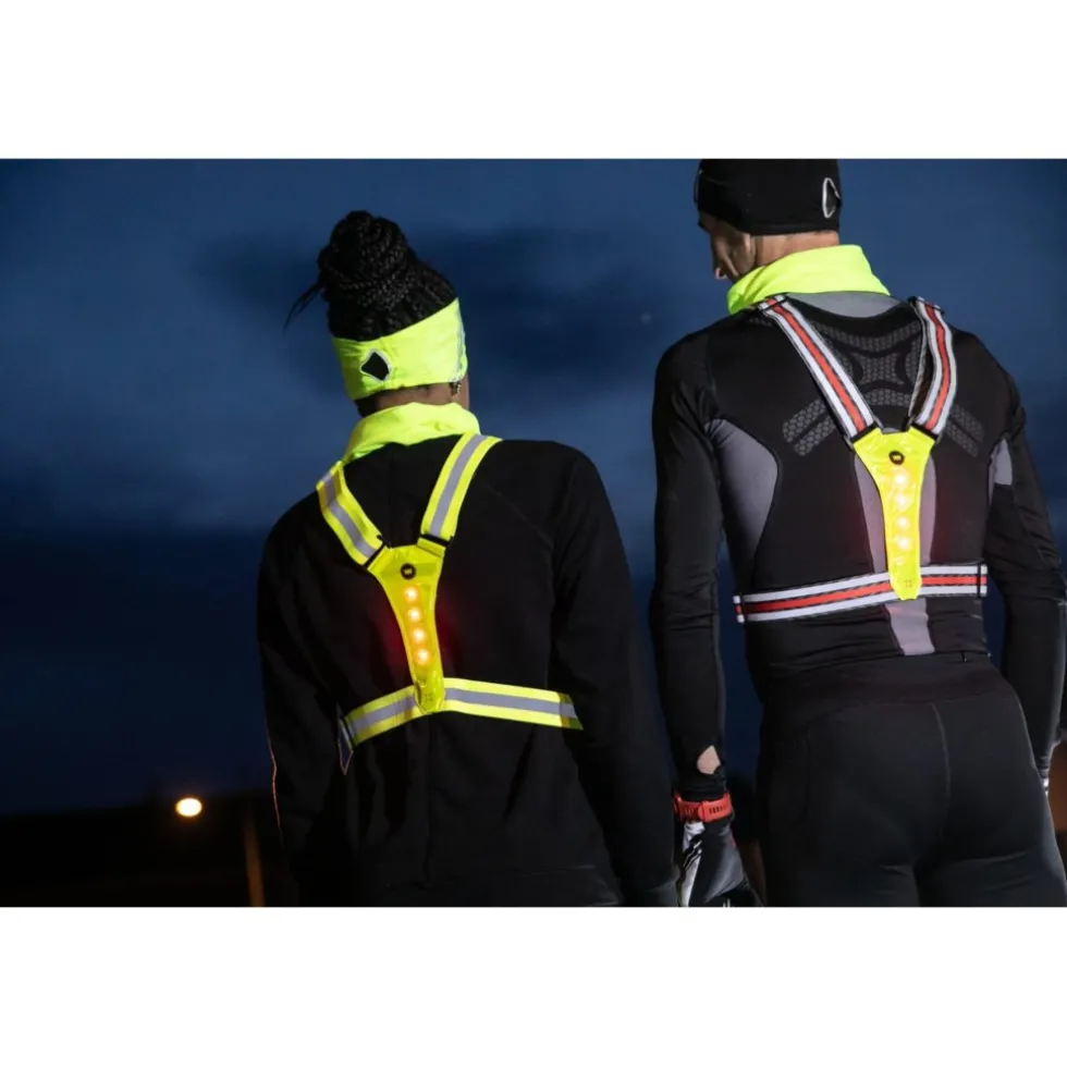 WOWOW Nokta LED Reflecterende Harnas - geel