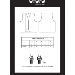 WOWOW Schlamm Full Reflective Veiligheidsvest Kinderen