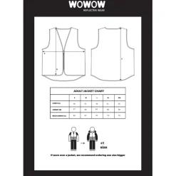 WOWOW Big Fun Veiligheidsvest - Full Reflective