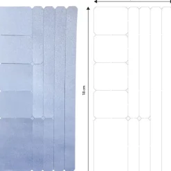 WOWOW Reflecterende Stickers - zilver