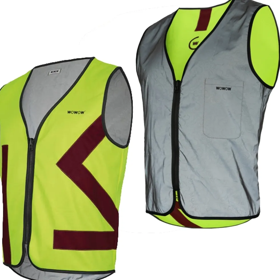 WOWOW Urban Citizen Omkeerbaar Veiligheidsvest - geel/rood