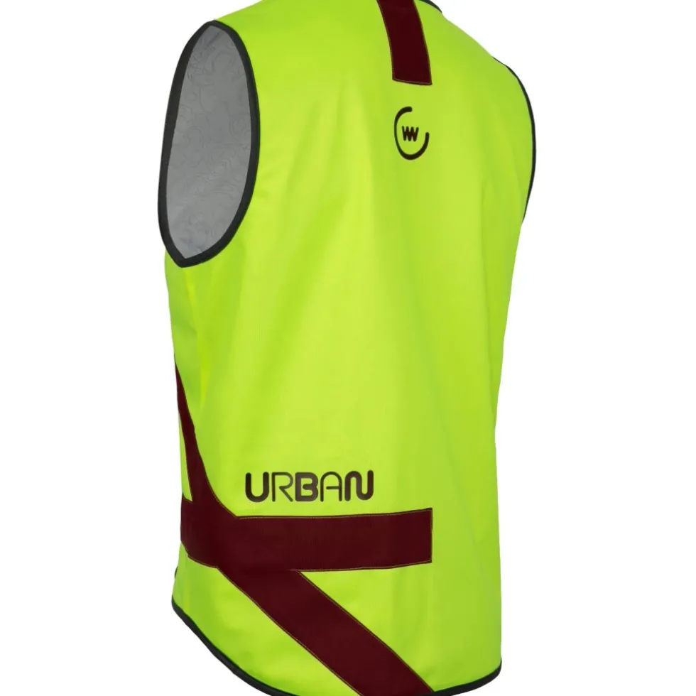 WOWOW Urban Citizen Omkeerbaar Veiligheidsvest - geel/rood